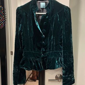 Kimchi & Blue velvet blazer